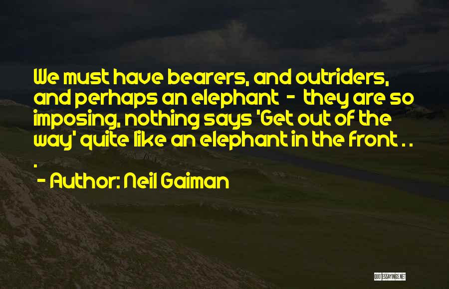 Self Imposing Quotes By Neil Gaiman