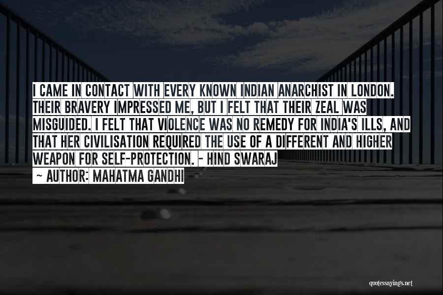 Self Impressed Quotes By Mahatma Gandhi