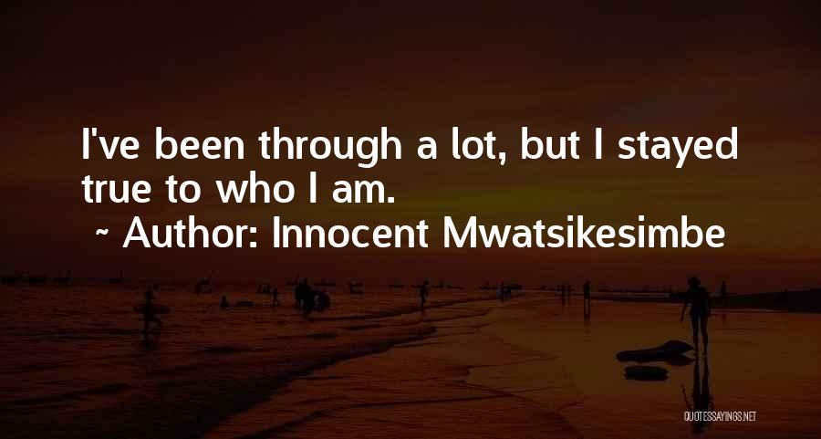 Self Improvement Quotes By Innocent Mwatsikesimbe