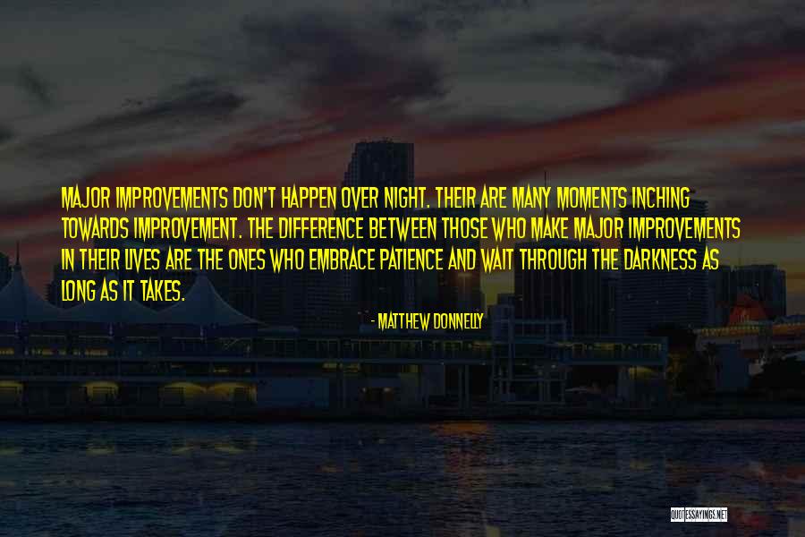 Self Improvements Quotes By Matthew Donnelly Self Improvements Quotes By Matthew Donnelly