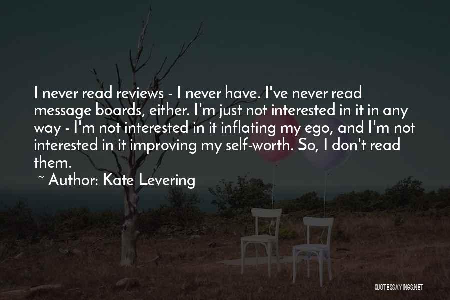 Self Improving Quotes By Kate Levering