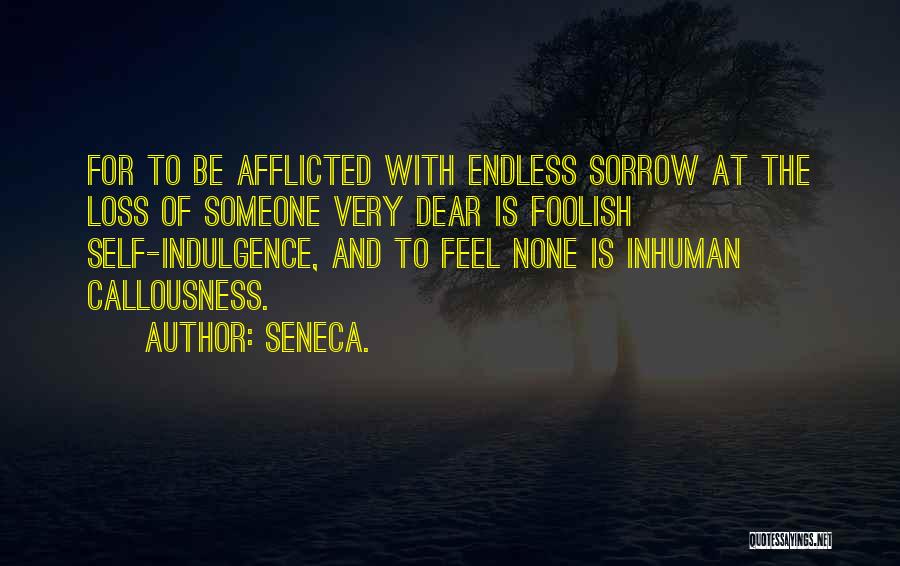Self Indulgence Quotes By Seneca.
