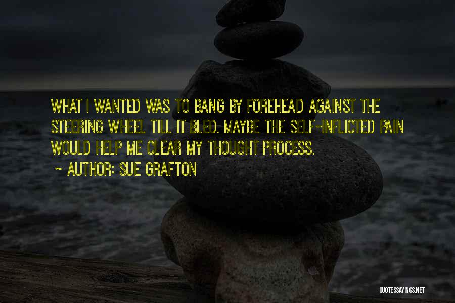 Self Inflicted Pain Quotes By Sue Grafton