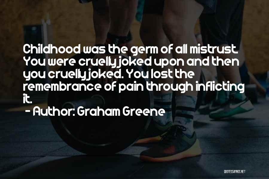 Self Inflicting Pain Quotes By Graham Greene