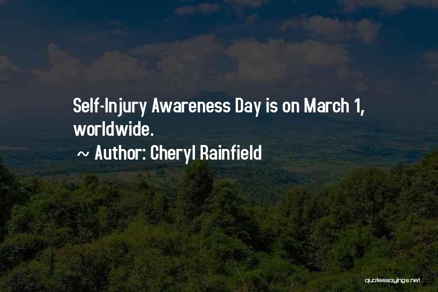 Self Injury Quotes By Cheryl Rainfield