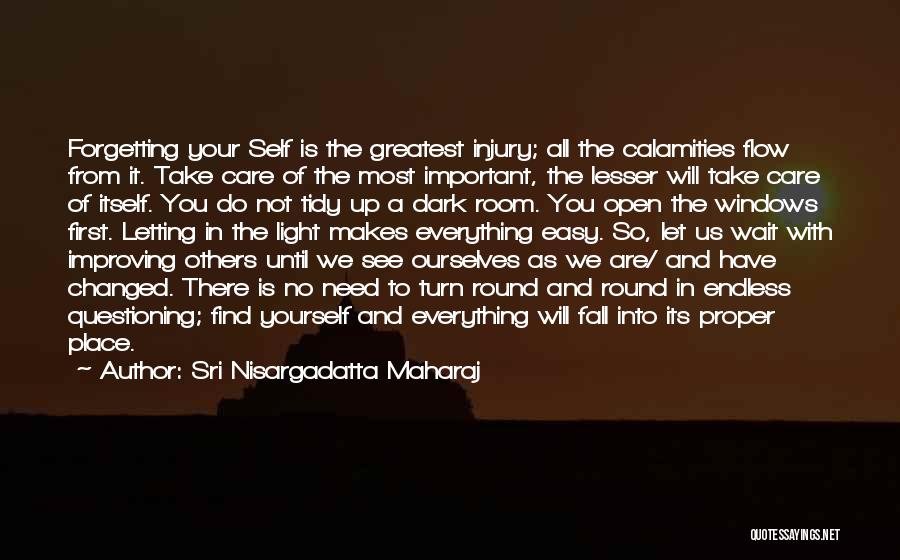 Self Injury Quotes By Sri Nisargadatta Maharaj