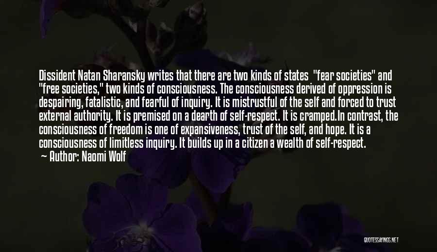 Self Inquiry Quotes By Naomi Wolf