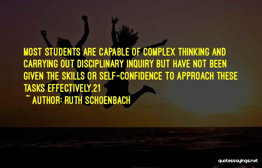 Self Inquiry Quotes By Ruth Schoenbach