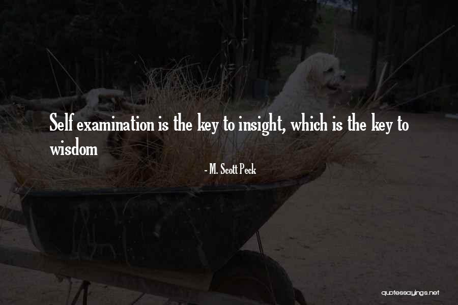 Self Insight Quotes By M. Scott Peck Self Insight Quotes By M. Scott Peck