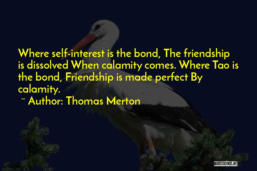 Self Interest Friendship Quotes By Thomas Merton