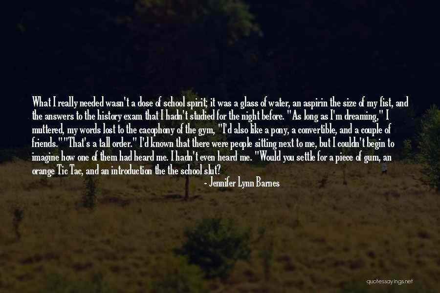 Self Introduction Quotes By Jennifer Lynn Barnes