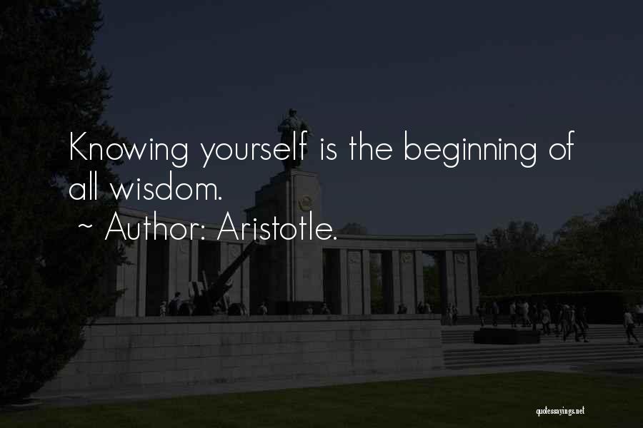 Self Knowing Quotes By Aristotle.