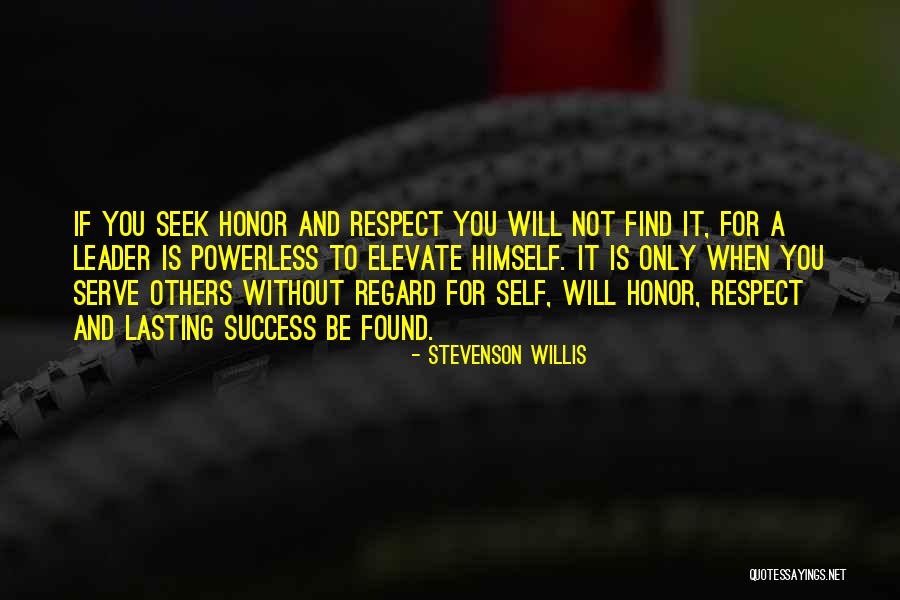 Self Leadership Quotes By Stevenson Willis Self Leadership Quotes By Stevenson Willis