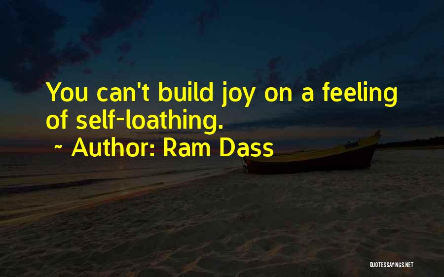 Self Loathing Quotes By Ram Dass