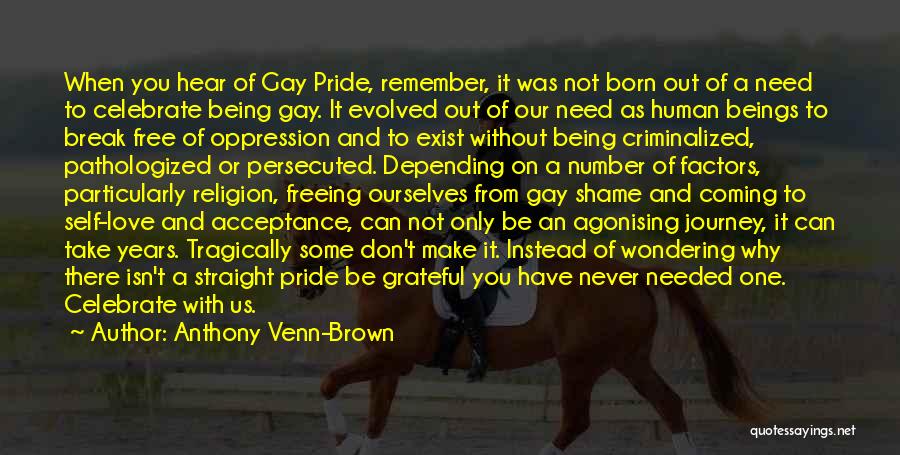 Self Love And Acceptance Quotes By Anthony Venn-Brown