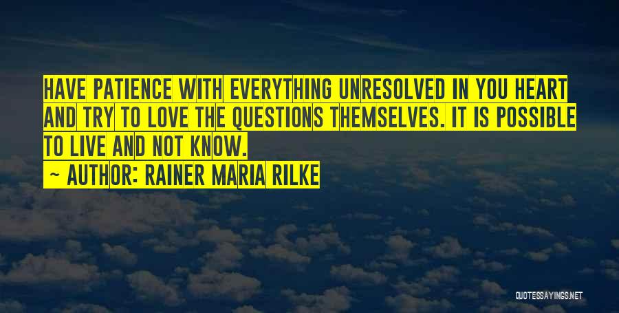 Self Love And Acceptance Quotes By Rainer Maria Rilke