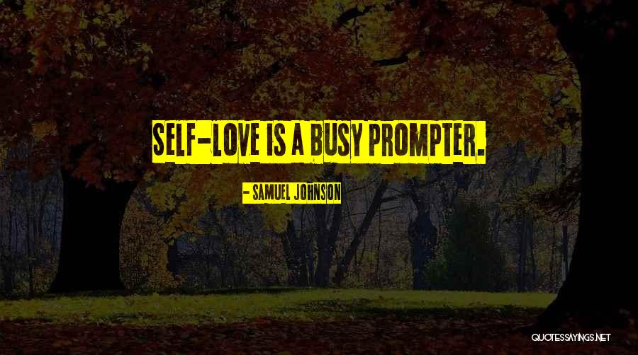 Self Love Quotes By Samuel Johnson