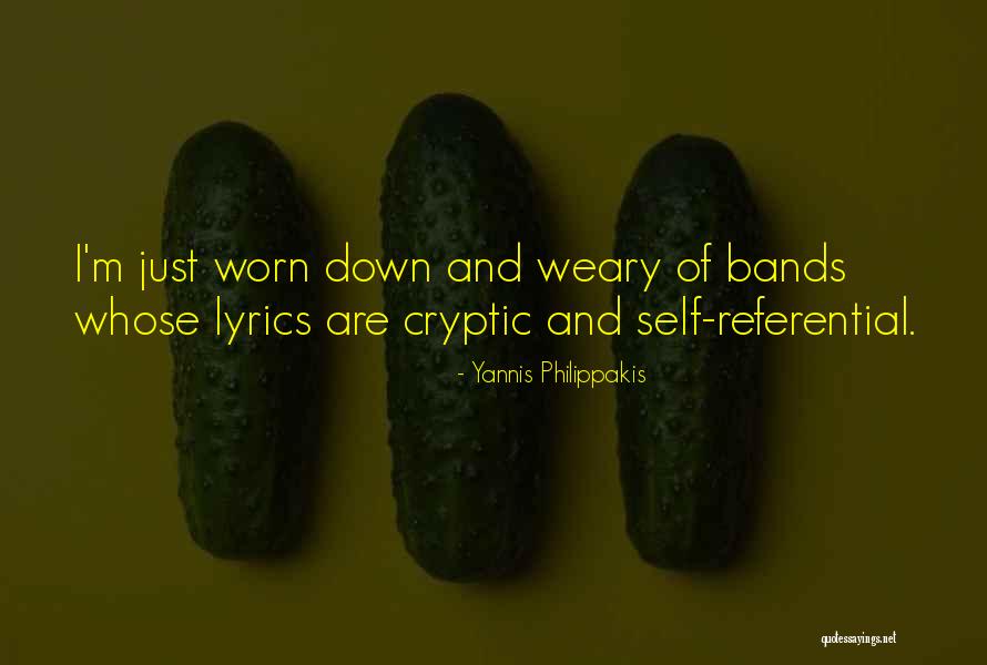 Self Lyrics Quotes By Yannis Philippakis Self Lyrics Quotes By Yannis Philippakis