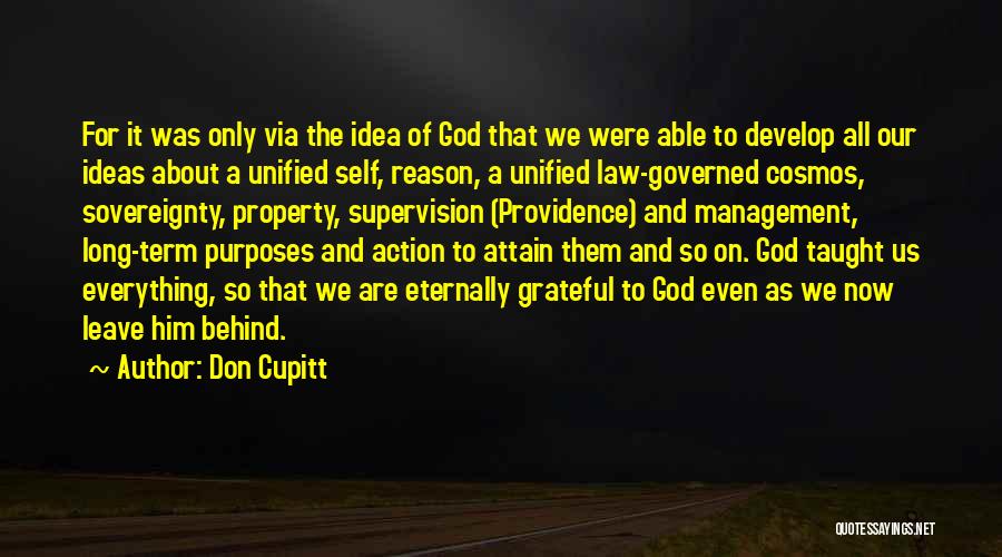 Self Management Quotes By Don Cupitt