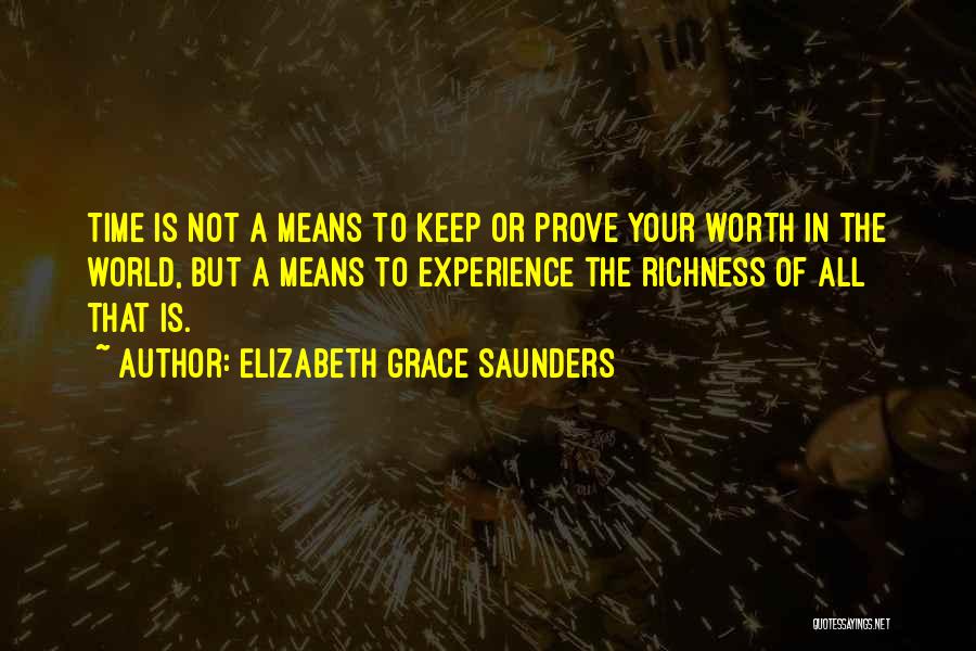 Self Management Quotes By Elizabeth Grace Saunders
