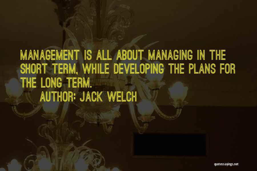 Self Managing Quotes By Jack Welch