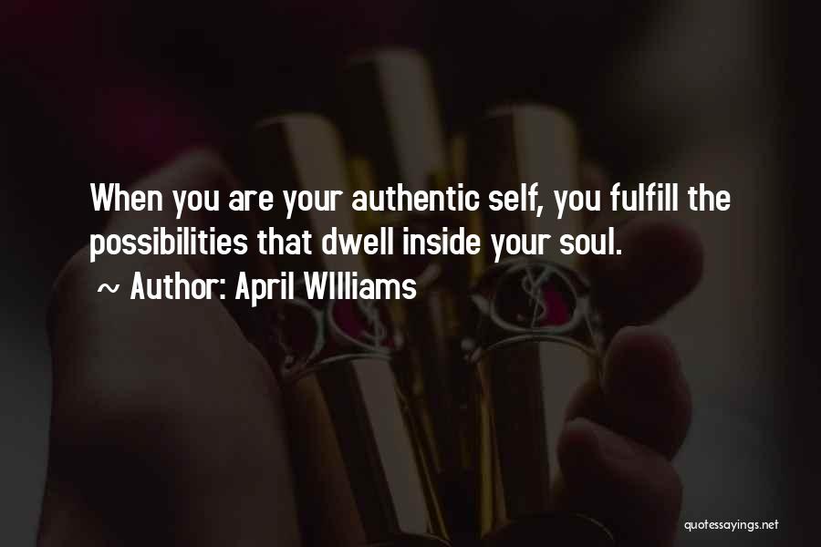 Self Marketing Quotes By April WIlliams