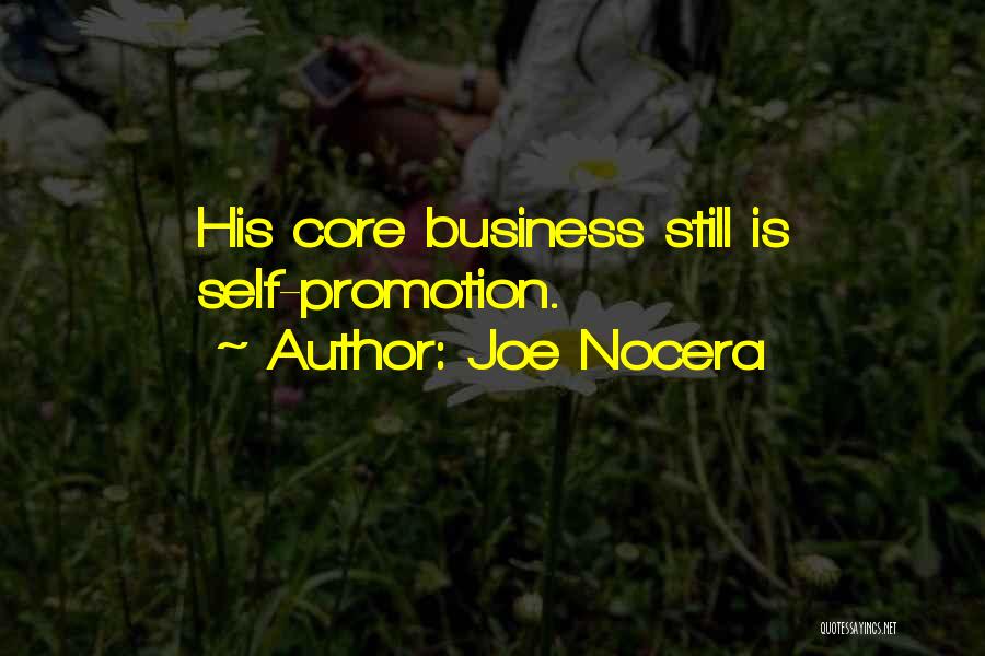 Self Marketing Quotes By Joe Nocera