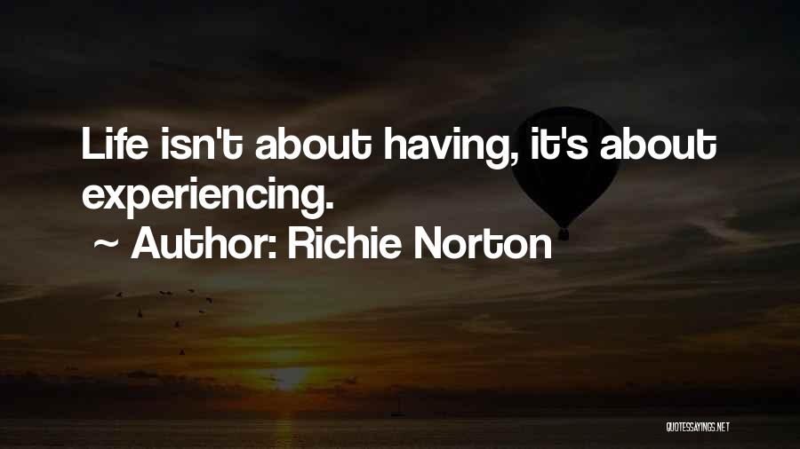 Self Marketing Quotes By Richie Norton