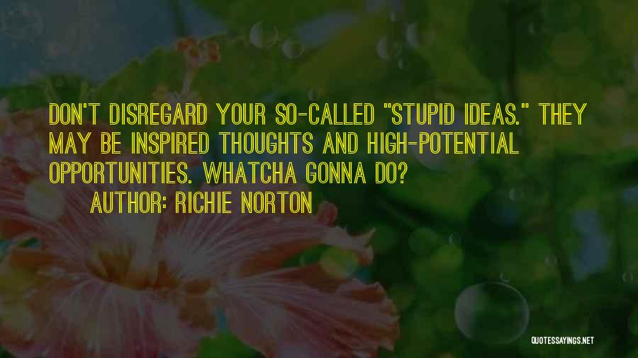 Self Marketing Quotes By Richie Norton