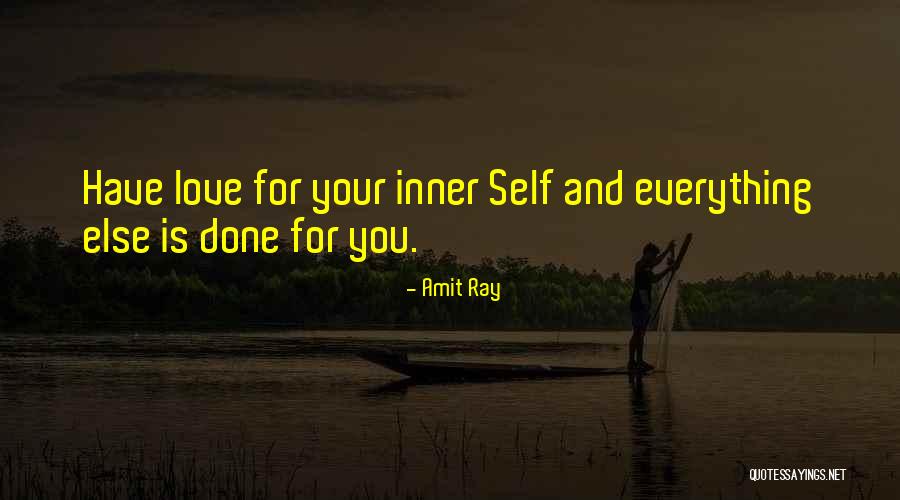 Self Meditation Quotes By Amit Ray