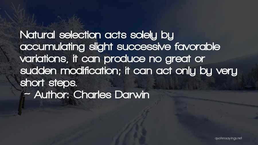 Self Modification Quotes By Charles Darwin
