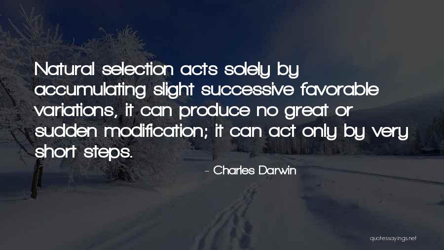 Self Modification Quotes By Charles Darwin