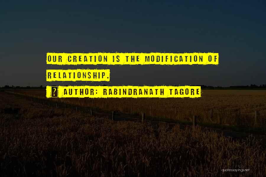 Self Modification Quotes By Rabindranath Tagore
