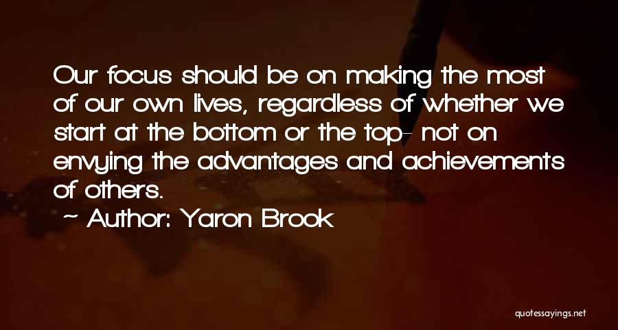 Self Motivation Quotes By Yaron Brook