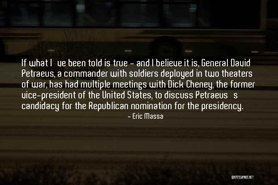 Self Nomination Quotes By Eric Massa Self Nomination Quotes By Eric Massa