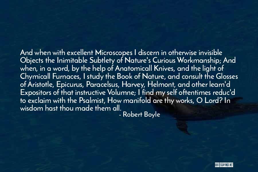 Self Objects Quotes By Robert Boyle Self Objects Quotes By Robert Boyle