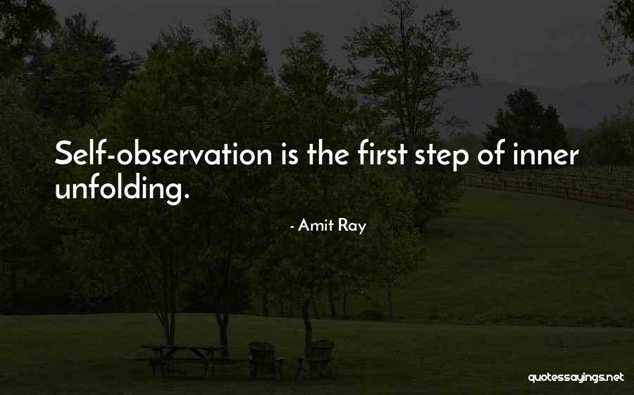 Self Observation Quotes By Amit Ray