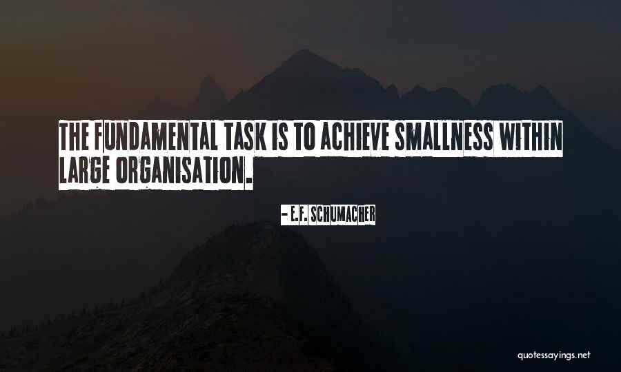 Self Organisation Quotes By E.F. Schumacher Self Organisation Quotes By E.F. Schumacher