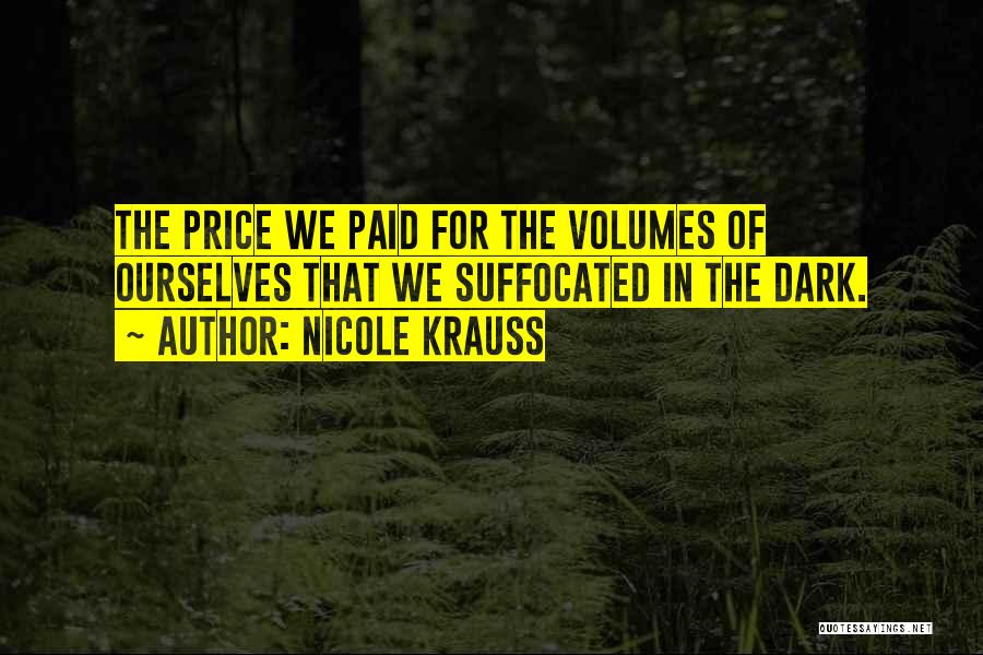 Self Paid Quotes By Nicole Krauss