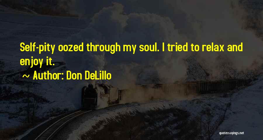 Self Pity Quotes By Don DeLillo