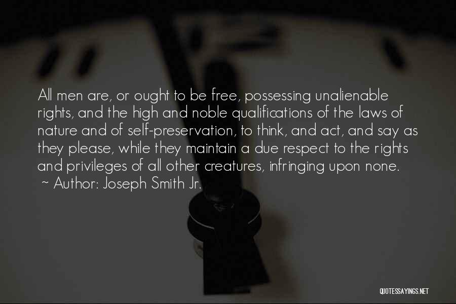 Self Preservation Quotes By Joseph Smith Jr.