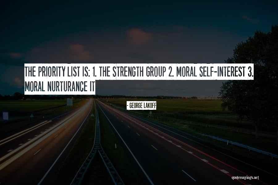 Self Priority Quotes By George Lakoff Self Priority Quotes By George Lakoff