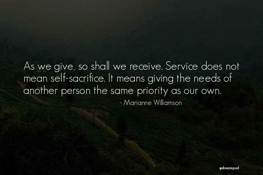 Self Priority Quotes By Marianne Williamson Self Priority Quotes By Marianne Williamson