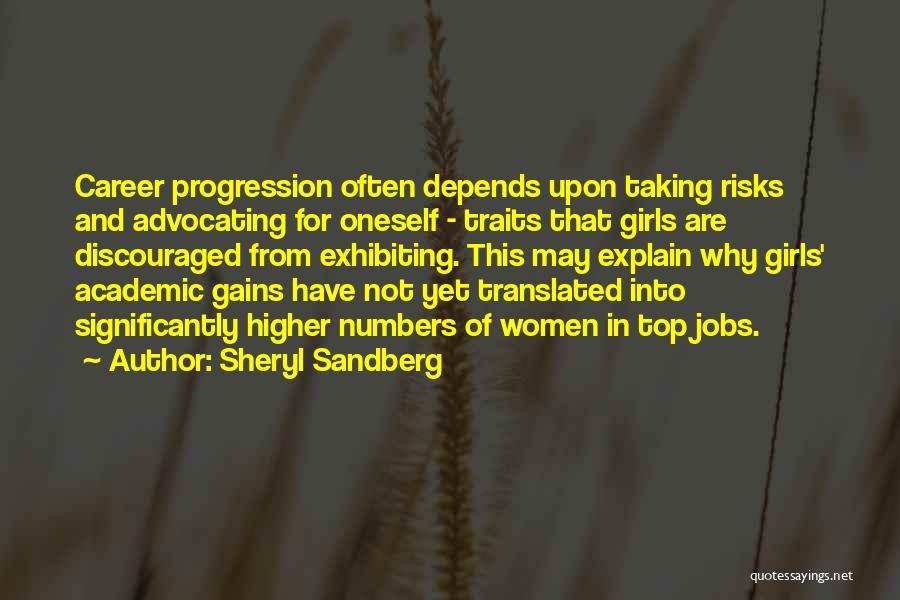 Self Progression Quotes By Sheryl Sandberg