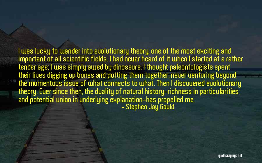 Self Propelled Quotes By Stephen Jay Gould Self Propelled Quotes By Stephen Jay Gould