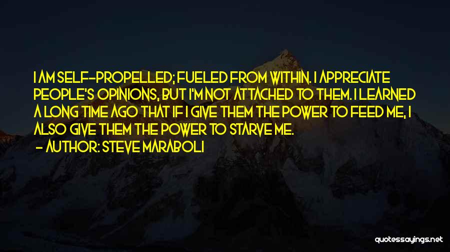 Self Propelled Quotes By Steve Maraboli