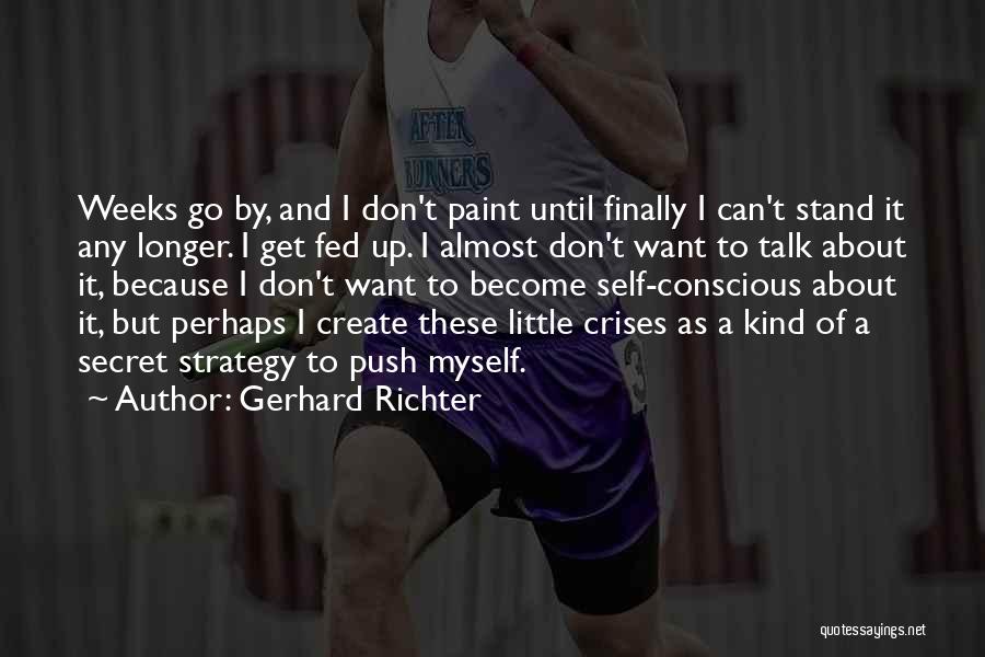 Self Push Quotes By Gerhard Richter