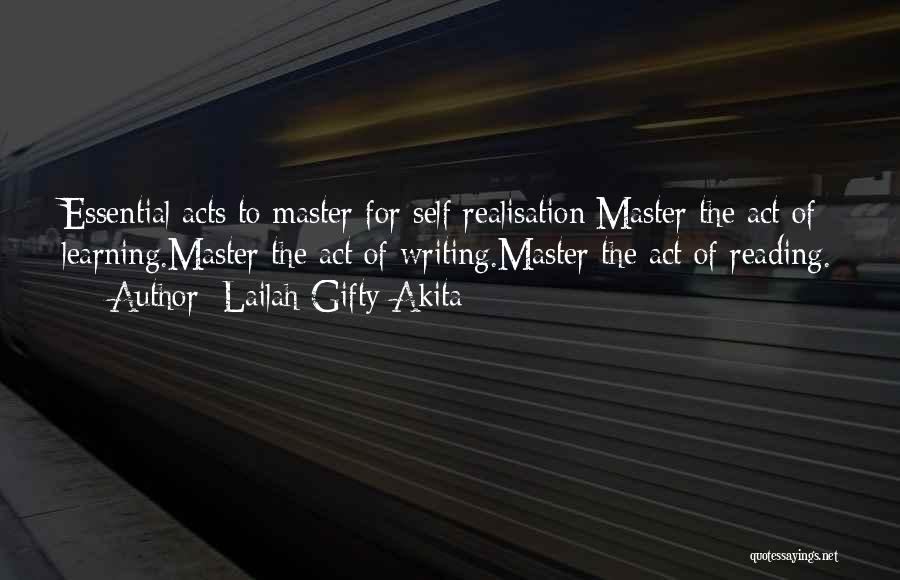 Self Realisation Quotes By Lailah Gifty Akita