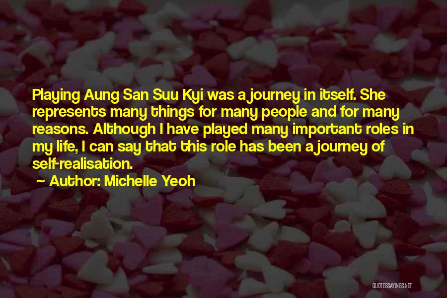 Self Realisation Quotes By Michelle Yeoh