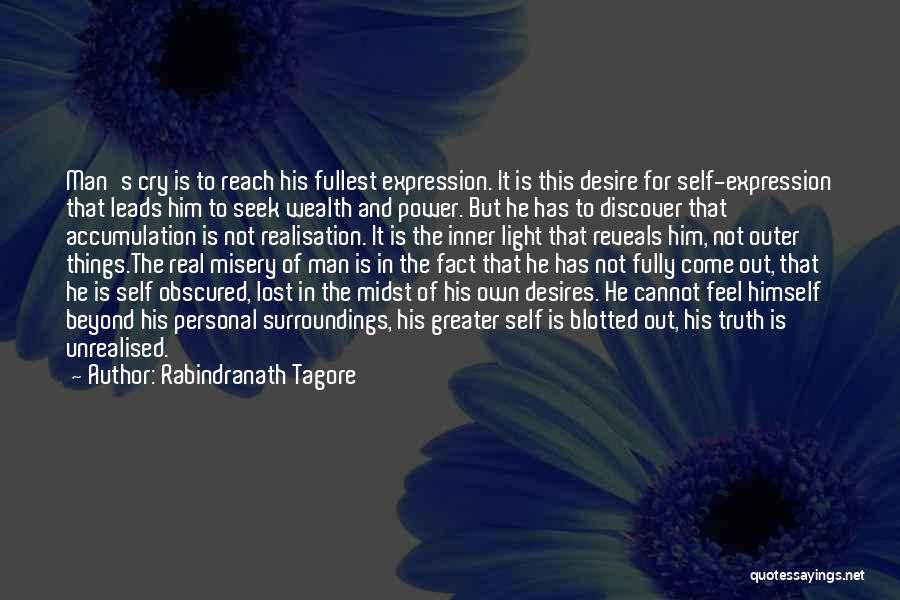 Self Realisation Quotes By Rabindranath Tagore